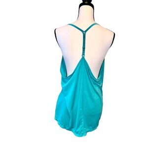 NIKE DriFit T-Back teal athletic tank women’s size 1X